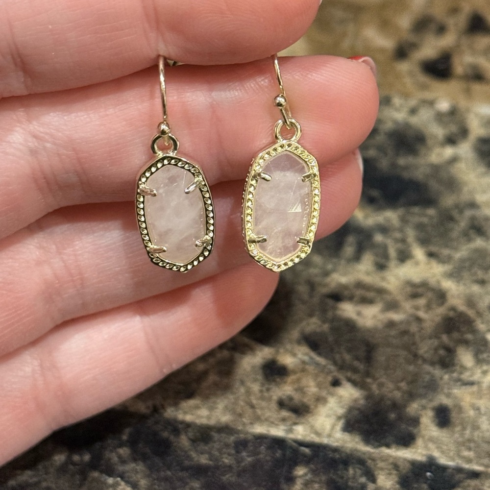 Kendra Scott Dani Gold Drop Earrings - Picture 3 of 9